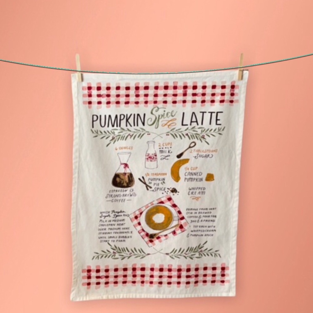 Threshold Pumpkin Spice Latte Tea Towel
